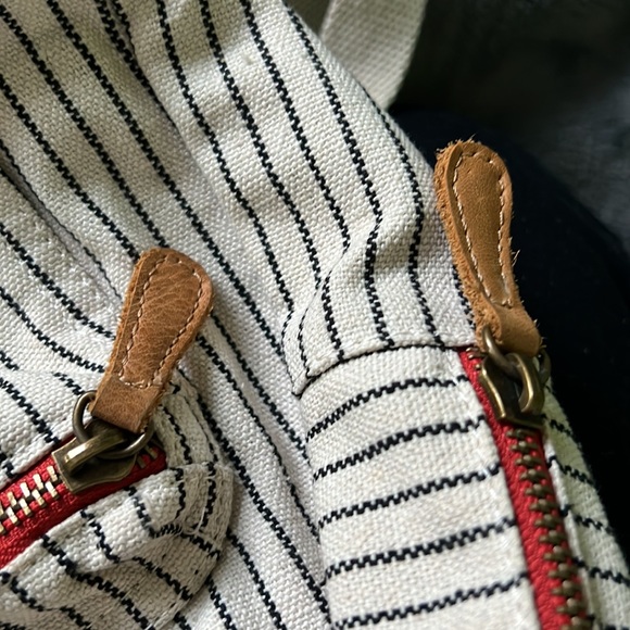 Striped Mini Backpack - Picture 5 of 6